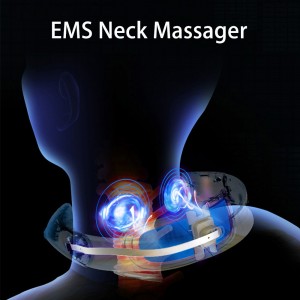 Deep Tissue Pain Relief Care Cervical Massager Head Shoulder Electric Pulse Neck Massager
