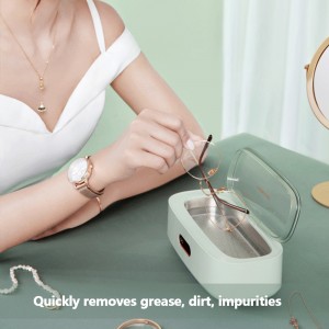 Household ultrasonic cleaner mini size 2021 NEW design ultrasonic cleaning machine for glasses jewelry